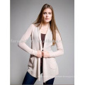 cashmere patch pocket cardigan